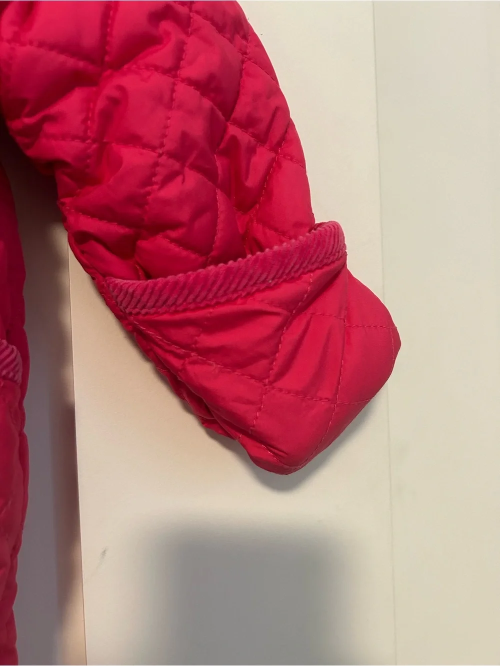 Ralph Lauren Quilted Red Hooded Baby Snowsuit